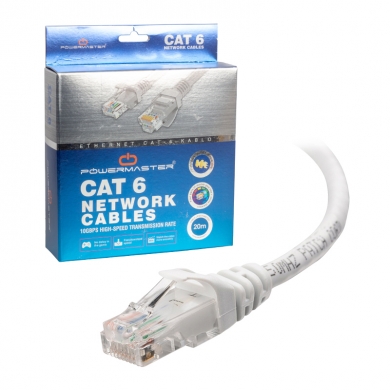 Powermaster CAT 6 Ethernet RJ45 İnternet Kablosu 20 Metre