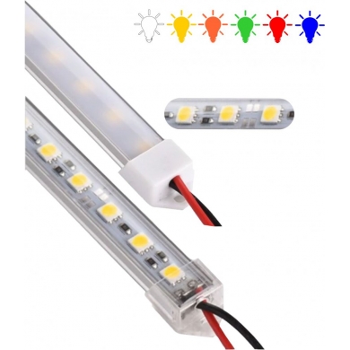 25-50-75-100 Cm Alüminyum Kasa Çubuk Şerit Led Işık 12 Volt